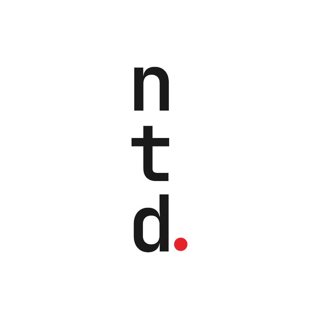 Naptime Development mark — the letters n, t, d stacked with a red dot